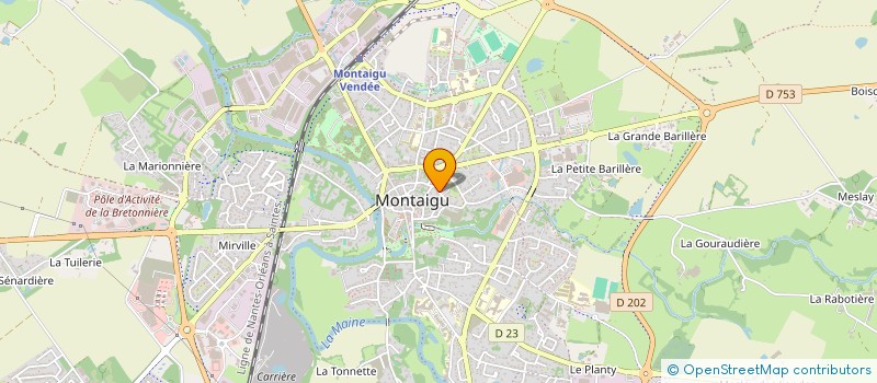 localisation de l'entreprise SCI SATV à MONTAIGU-VENDEE