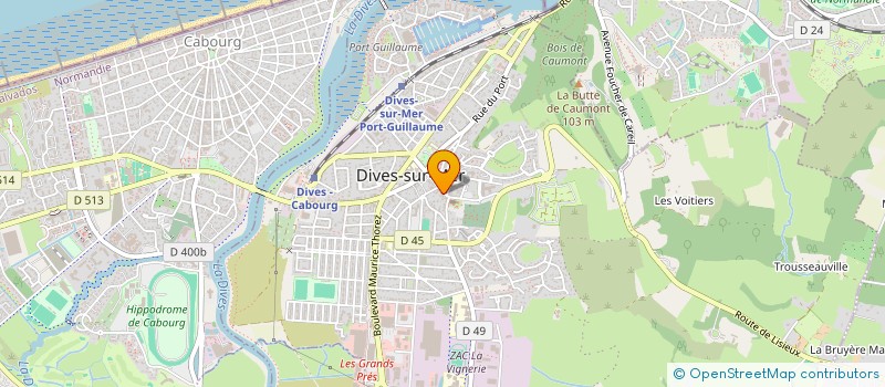 localisation de l'entreprise SCI SATYA à DIVES-SUR-MER