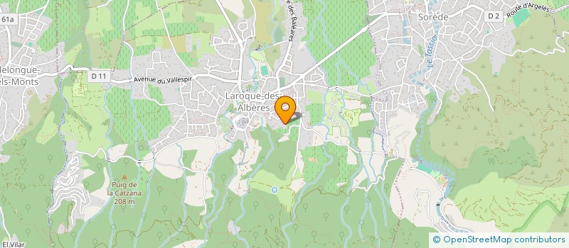 localisation de l'entreprise SCI SAU3L  LAROQUE-DES-ALBERES