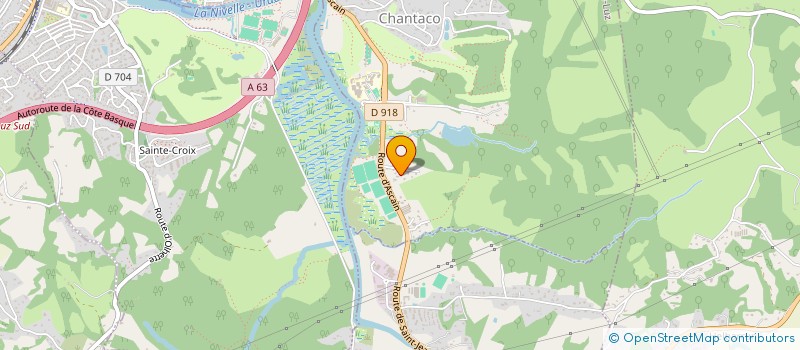 localisation de l'entreprise SCI SAUBIOLE  SAINT-JEAN-DE-LUZ