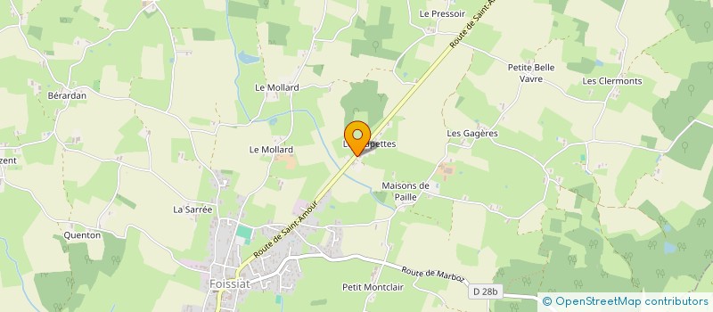 localisation de l'entreprise SCI SAUCHAY à FOISSIAT