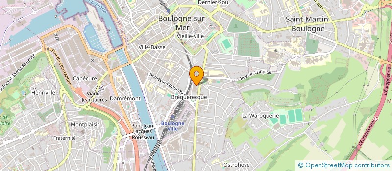 localisation de l'entreprise SCI SAUCLE  BOULOGNE-SUR-MER