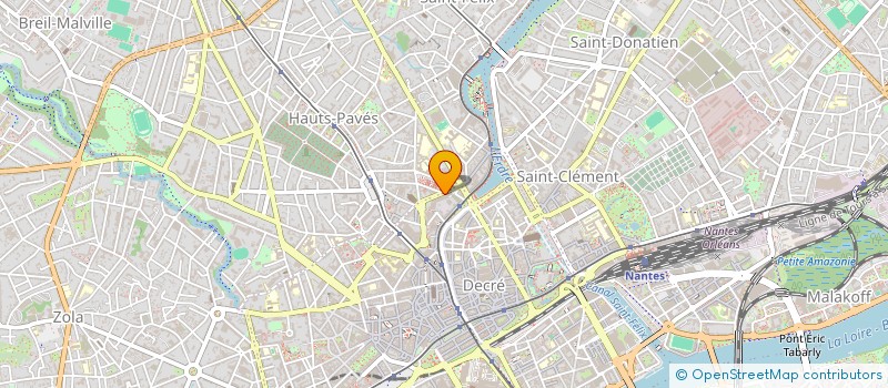 localisation de l'entreprise SCI SAUDAX à NANTES
