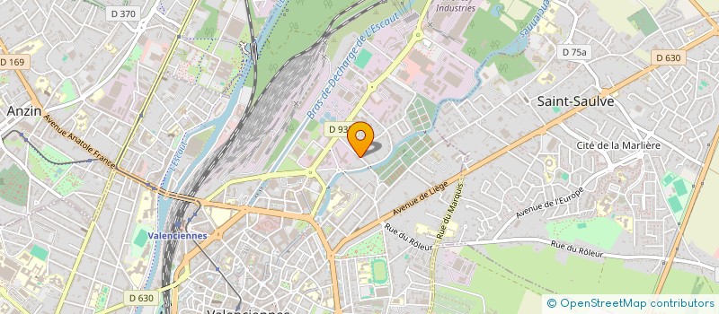 localisation de l'entreprise SCI SAUDEUR 89  VALENCIENNES