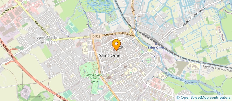 localisation de l'entreprise SCI SAUDIM  SAINT-OMER