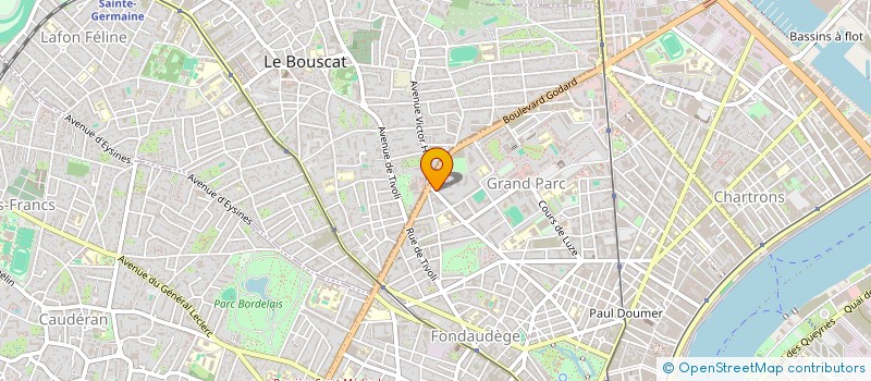 localisation de l'entreprise SCI SAUDUBRAY  BORDEAUX