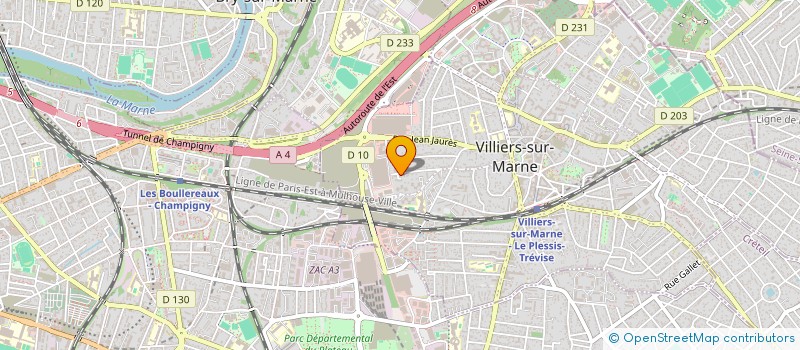 localisation de l'entreprise SCI SAUE  VILLIERS-SUR-MARNE