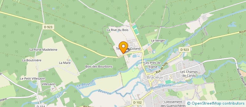 localisation de l'entreprise SCI SAUGER STEPHANE  BRACIEUX