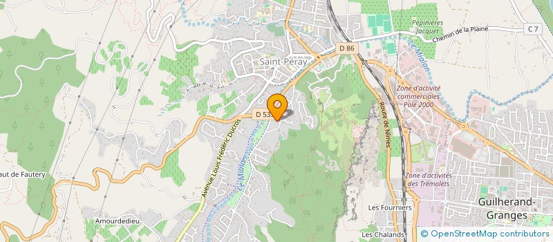 localisation de l'entreprise SCI SAULA à SAINT-PERAY