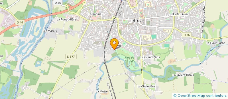 localisation de l'entreprise SCI SAULAIS  BRUZ