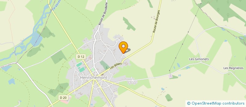 localisation de l'entreprise SCI SAULDRE  HENRICHEMONT