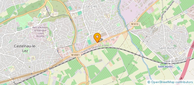 localisation de l'entreprise SCI SAULECA  LE CRES