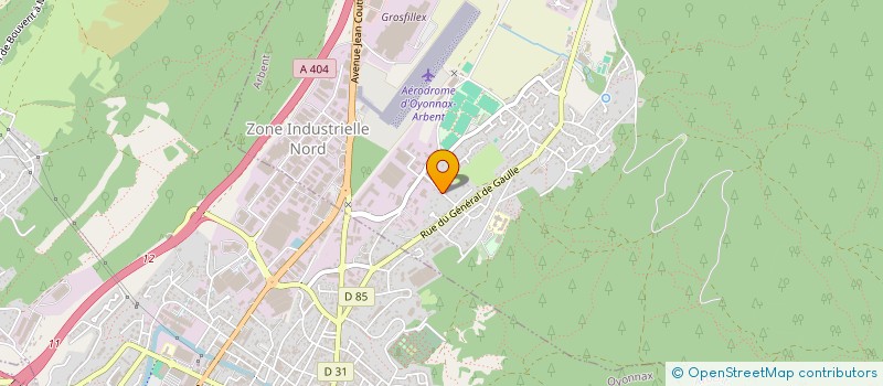 localisation de l'entreprise SCI SAULET MOES 2 à ARBENT