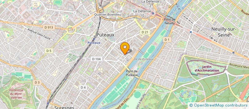 localisation de l'entreprise SCI SAULNIER à PUTEAUX