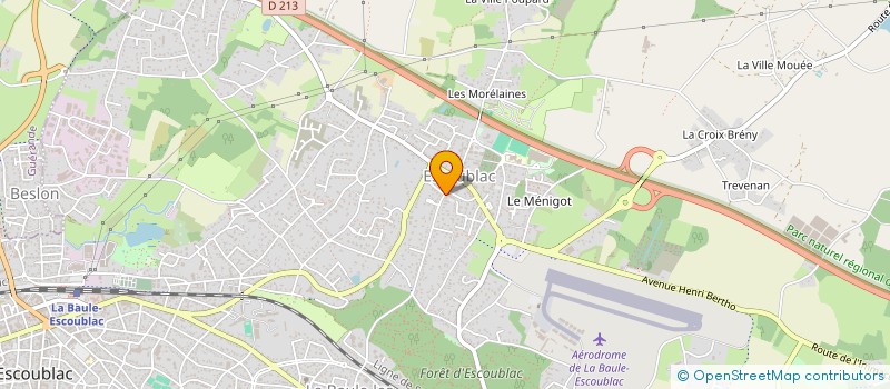 localisation de l'entreprise SCI SAULNIER LERAY  LA BAULE-ESCOUBLAC