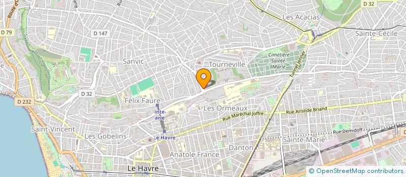 localisation de l'entreprise SCI SAULOUP à LE HAVRE