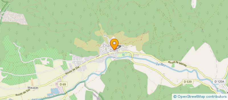 localisation de l'entreprise SCI SAUMAV  CHATILLON-EN-DIOIS