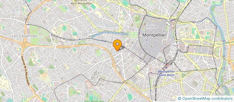 localisation de l'entreprise SCI SAUMELONGUE à MONTPELLIER