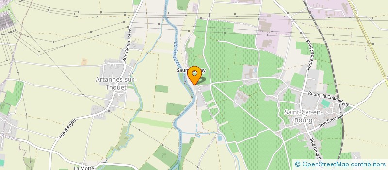 localisation de l'entreprise SCI SAUMOUSSAIS  BELLEVIGNE-LES-CHATEAUX