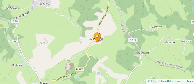 localisation de l'entreprise SCI SAUMUR  MIREMONT