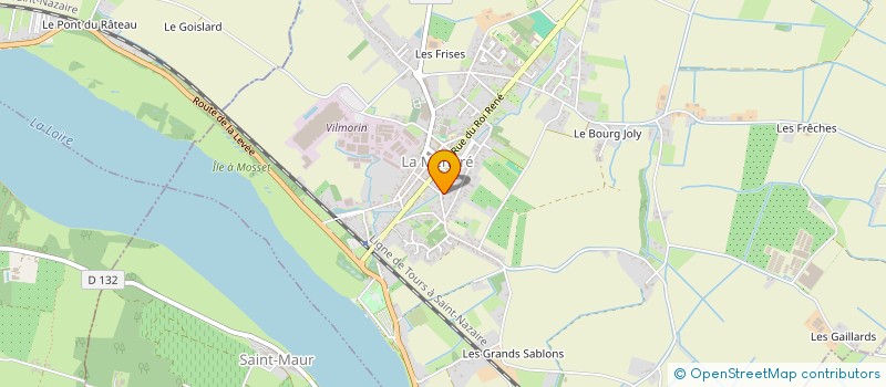 localisation de l'entreprise SCI SAUMUROISE  LA MENITRE