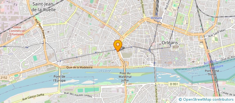 localisation de l'entreprise SCI SAUNA JAURES  ORLEANS
