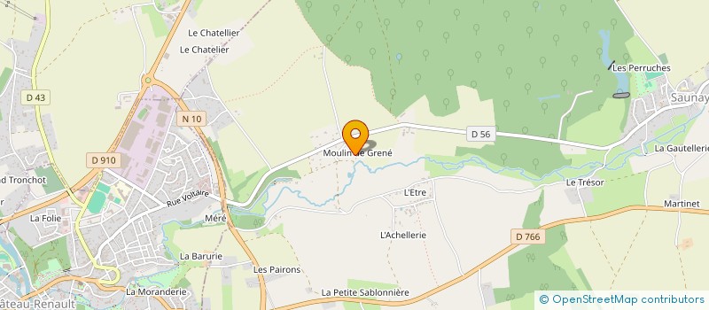 localisation de l'entreprise SCI SAUNAY  SAUNAY