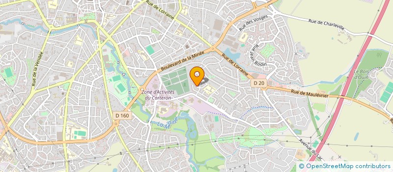 localisation de l'entreprise SCI SAUNIER à CHOLET