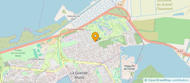 localisation de l'entreprise SCI SAUPE  LA GRANDE-MOTTE