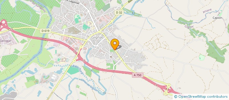 localisation de l'entreprise SCI SAURA  GIGNAC