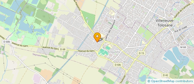 localisation de l'entreprise SCI SAURAT à VILLENEUVE-TOLOSANE