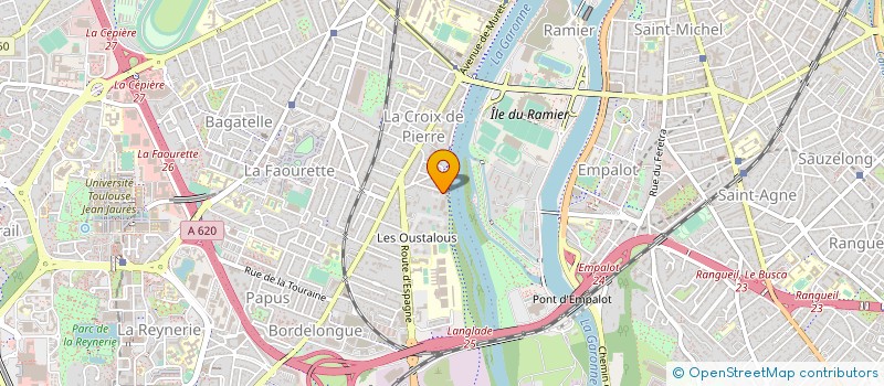 localisation de l'entreprise SCI SAURAT CARALP  TOULOUSE