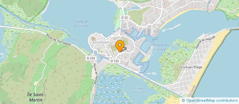 localisation de l'entreprise SCI SAURI à GRUISSAN