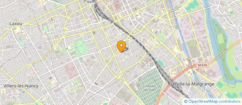 localisation de l'entreprise SCI SAURUPT  NANCY