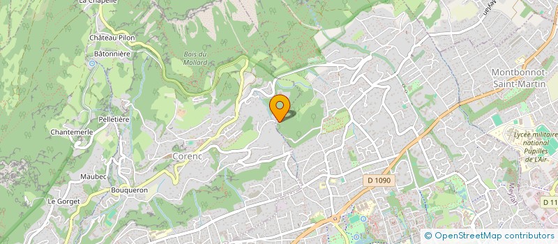 localisation de l'entreprise SCI SAUSALITO  CORENC