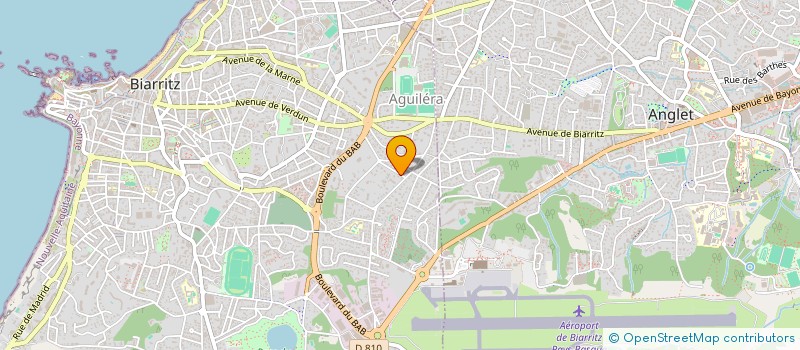 localisation de l'entreprise SCI SAUSALITO à BIARRITZ