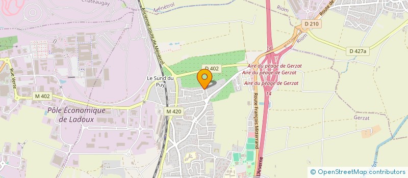 localisation de l'entreprise SCI SAUSSAC IMMO  GERZAT