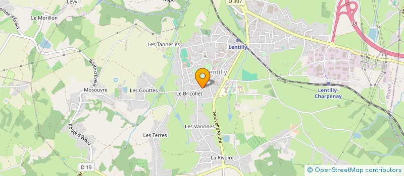 localisation de l'entreprise SCI SAUSSET LES PINS  LENTILLY