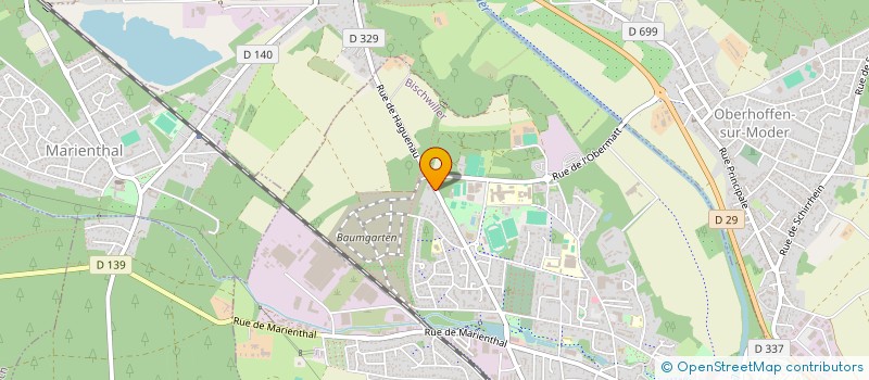 localisation de l'entreprise SCI SAUT DU LIEVRE  BISCHWILLER