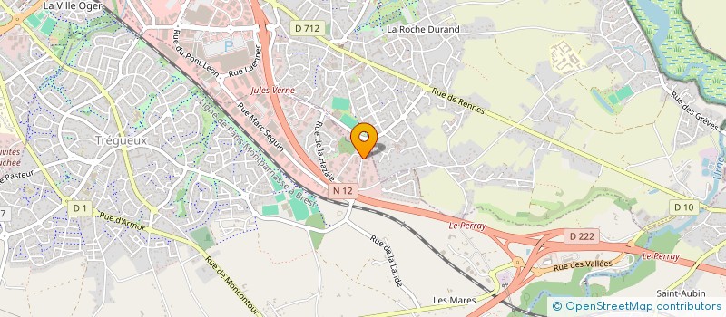 localisation de l'entreprise SCI SAUTES  TREGUEUX