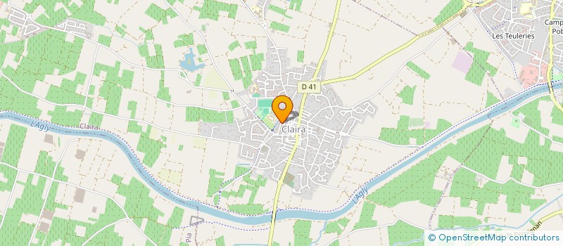 localisation de l'entreprise SCI SAUTEUSE  CLAIRA