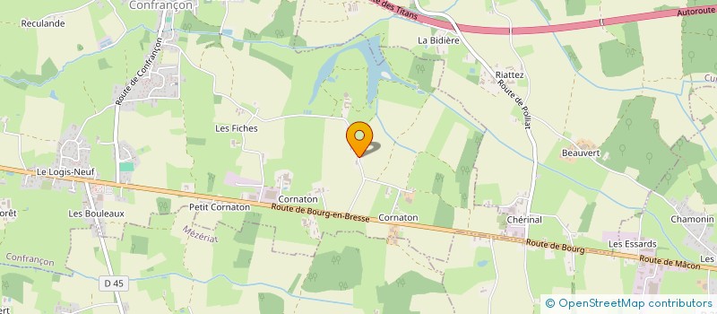 localisation de l'entreprise SCI SAUTEUSE  CONFRANCON