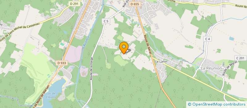 localisation de l'entreprise SCI SAUTEUSE  CASTELJALOUX