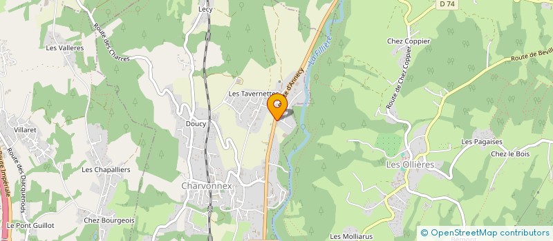 localisation de l'entreprise SCI SAUTIER  CHARVONNEX