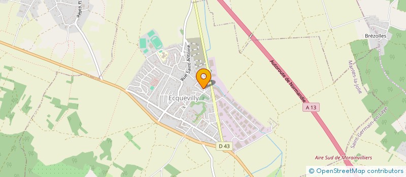 localisation de l'entreprise SCI SAUTOUR  ECQUEVILLY