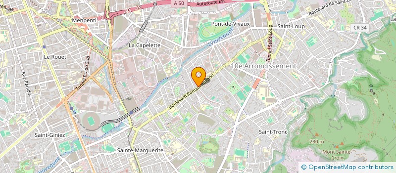 localisation de l'entreprise SCI SAUVAGE à MARSEILLE