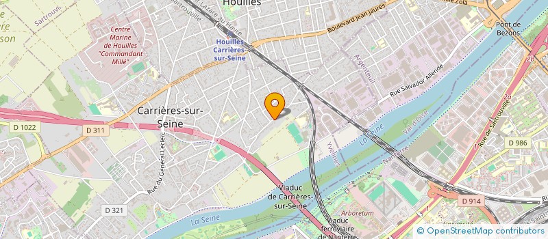 localisation de l'entreprise SCI SAUVAGE  CARRIERES-SUR-SEINE