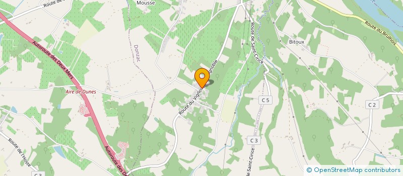 localisation de l'entreprise SCI SAUVAGE  DONZAC