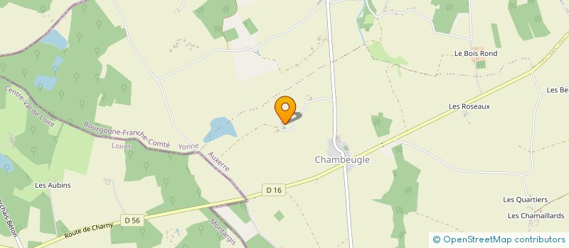 localisation de l'entreprise SCI SAUVAGET à CHARNY OREE DE PUISAYE