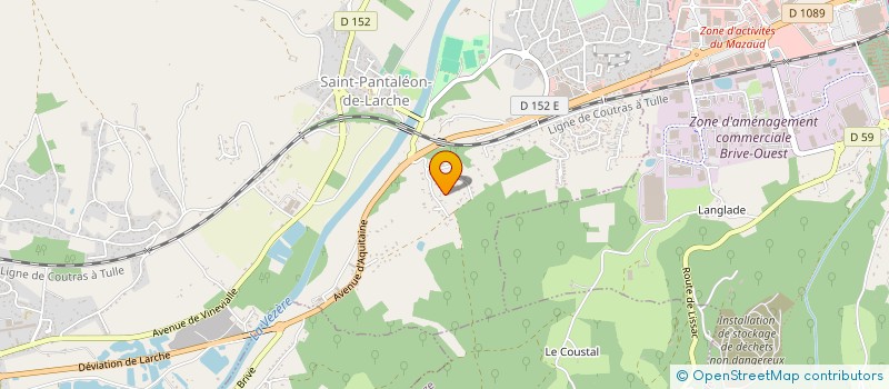 localisation de l'entreprise SCI SAUVAJOU à NESPOULS